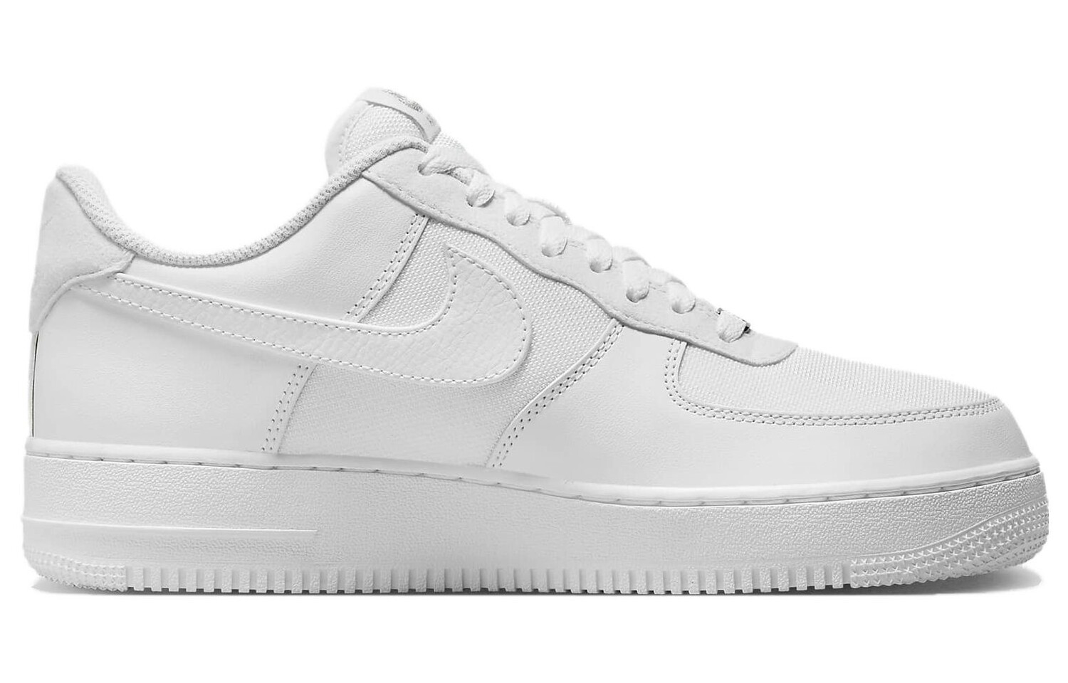 Кроссовки Nike Air Force 1 '07 LV8 'White Metallic Silver' — фото 2