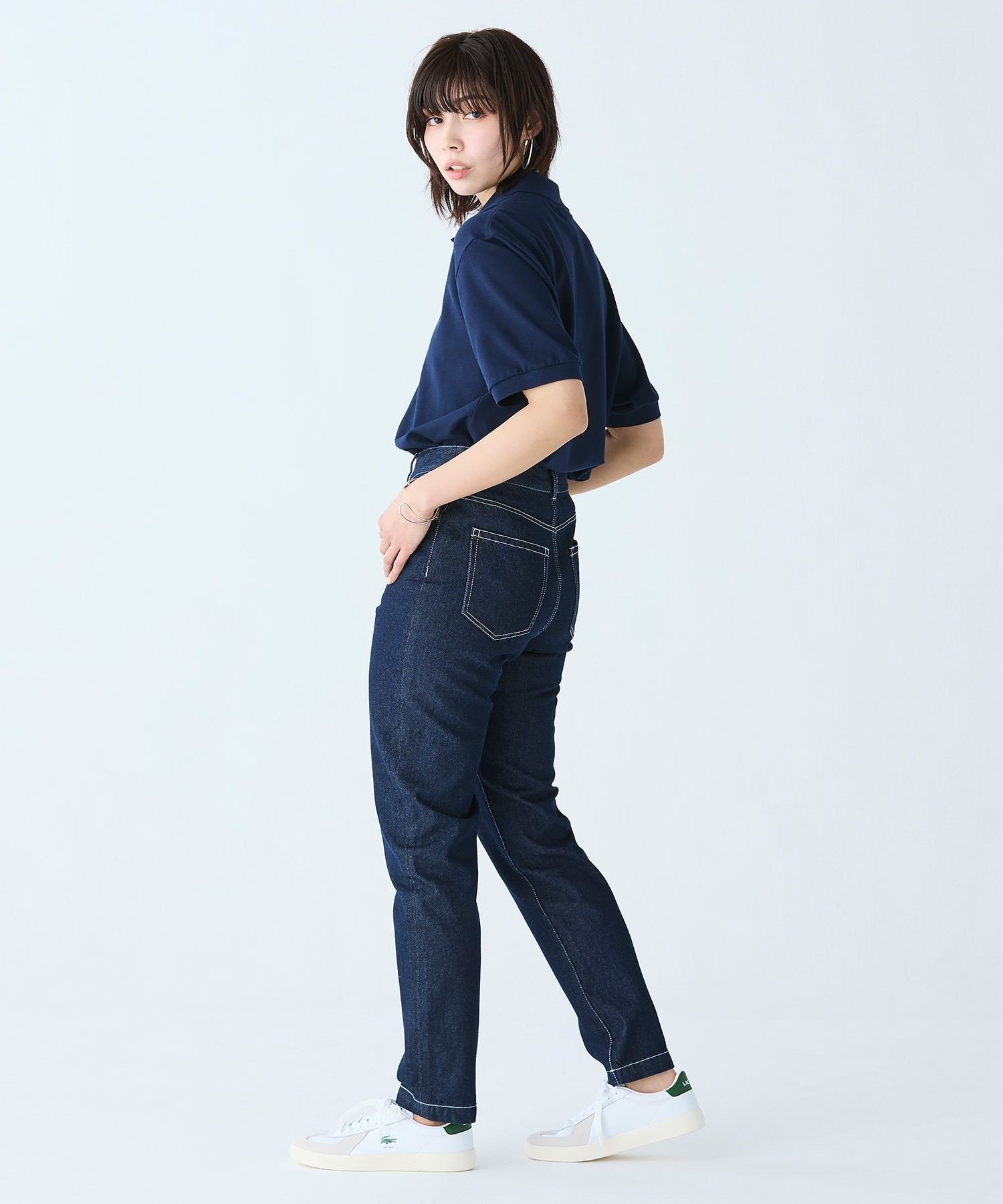 Рубашка-поло LACOSTE L.12.12 Navy — фото 4