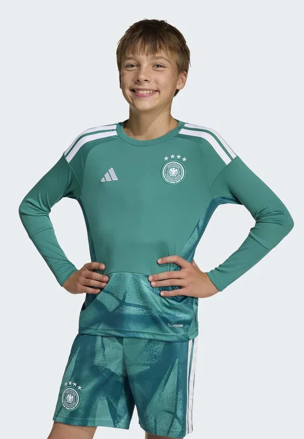 Футболка вратарская Германия 26 home long sleeve Adidas Performance, активный зеленый