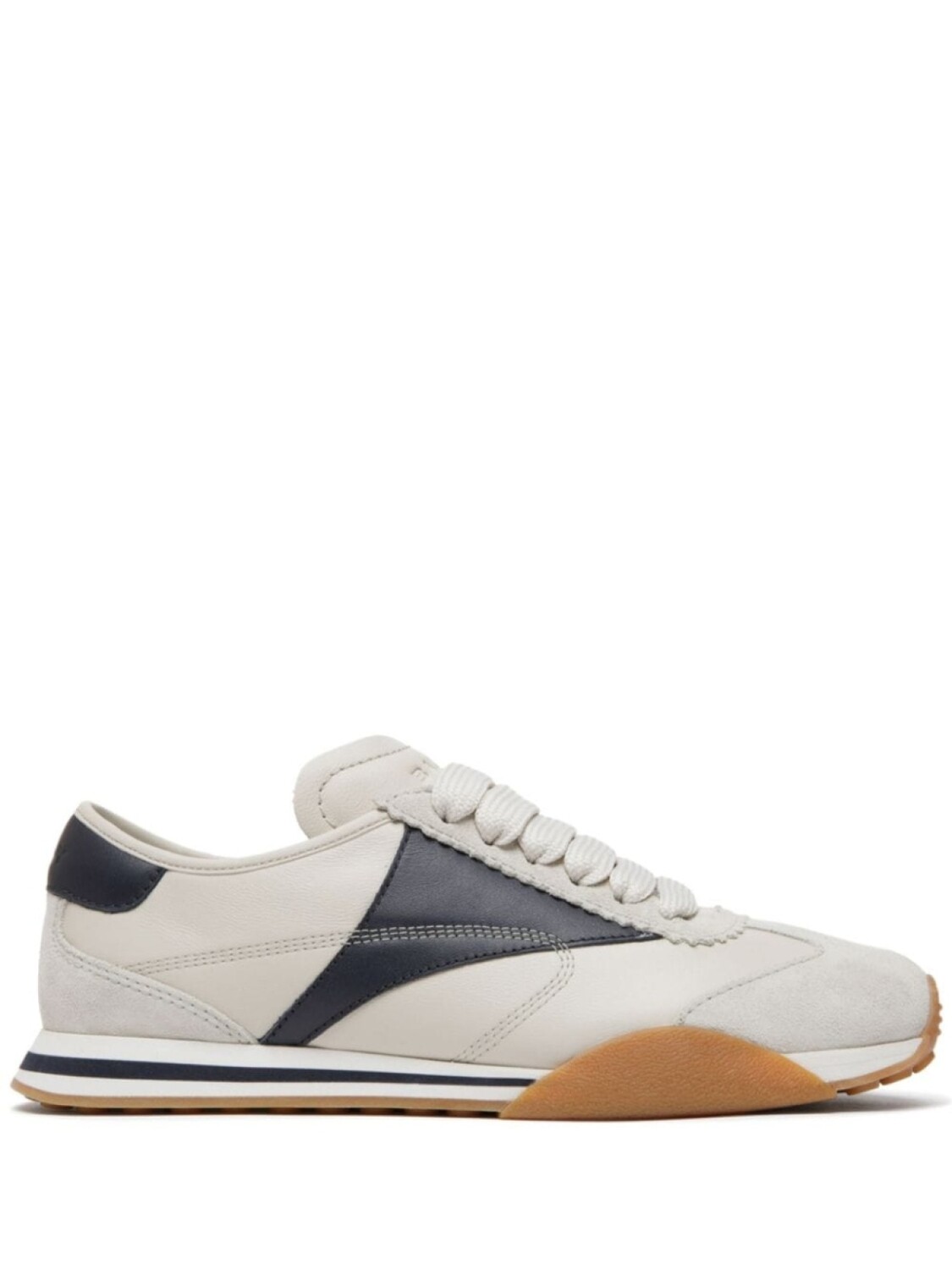 

Bally кроссовки из кожи с панелями, нейтральный цвет