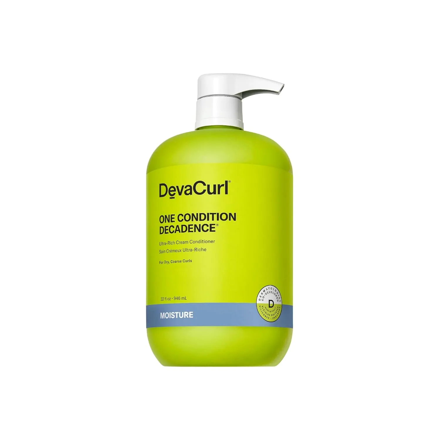 Ультранасыщенный крем-кондиционер DevaCurl One Condition Decadence | Борется с запутыванием волос | Контролирует пушистость | Сохраняет блеск 946 мл (.)