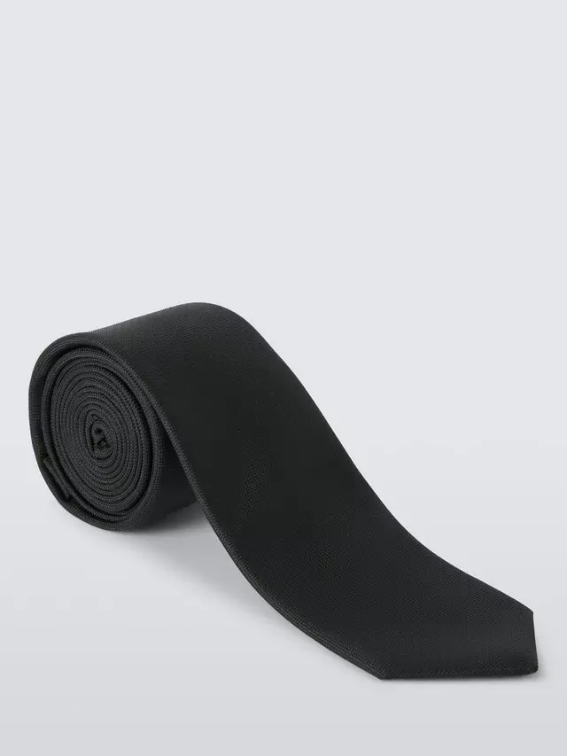 

Галстук Kin Silk Blend Woven Thin, черный