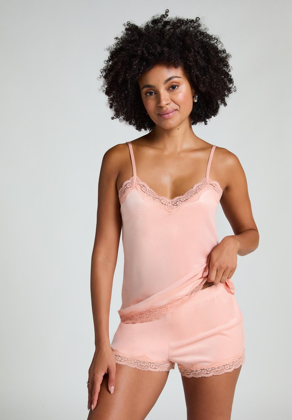 

Пижамные штаны SCALLOP Hunkemöller, светло-розовый