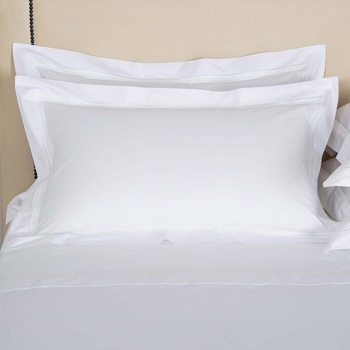 

Подушка Triplo Popeline Standard Sham Frette, белый