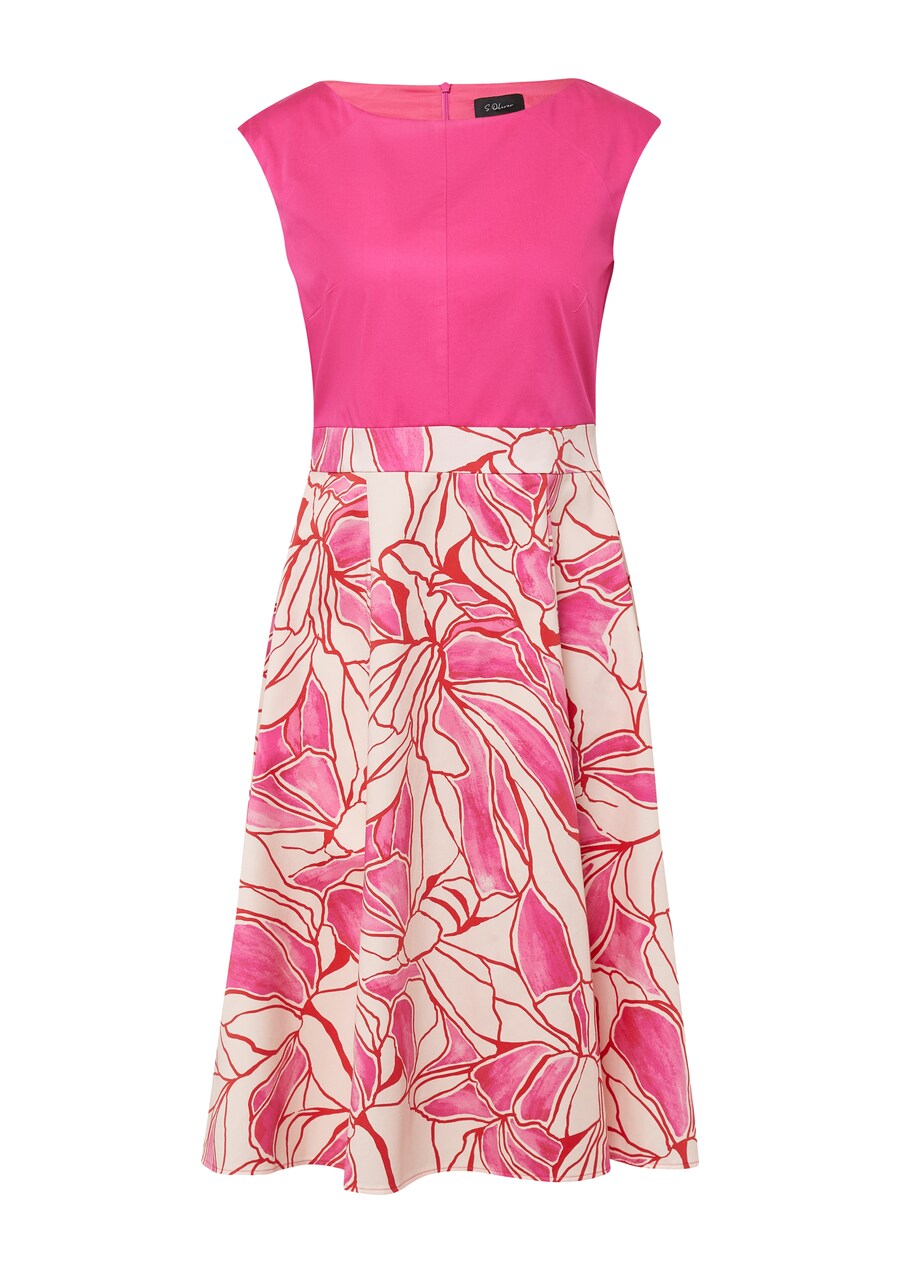 

Мини платье s.Oliver BLACK LABEL, Pink/White