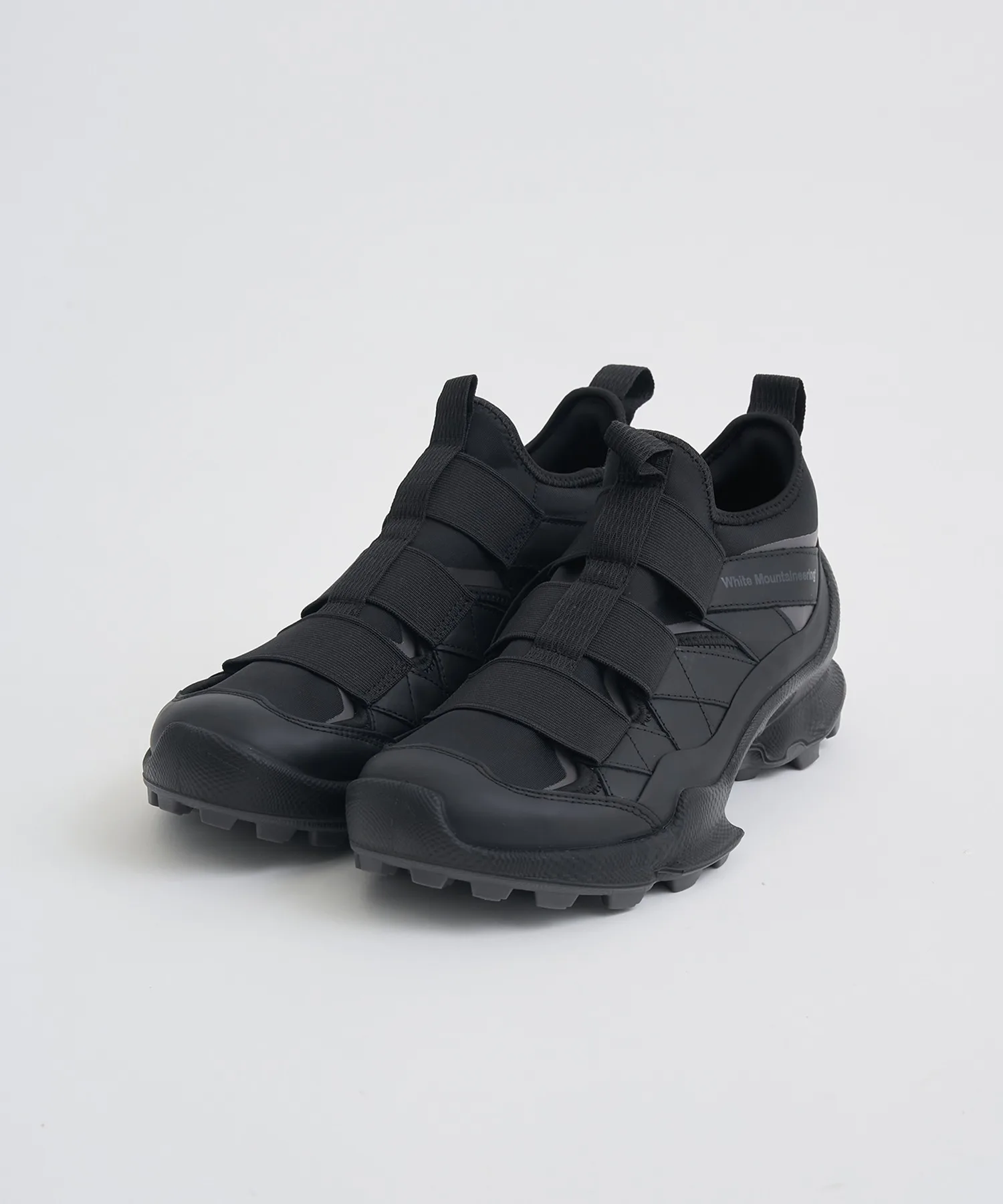 Мужские кроссовки без шнурков WM x ecco 25SS C-trail SLIP-ON WHITE MOUNTAINEERING чёрные