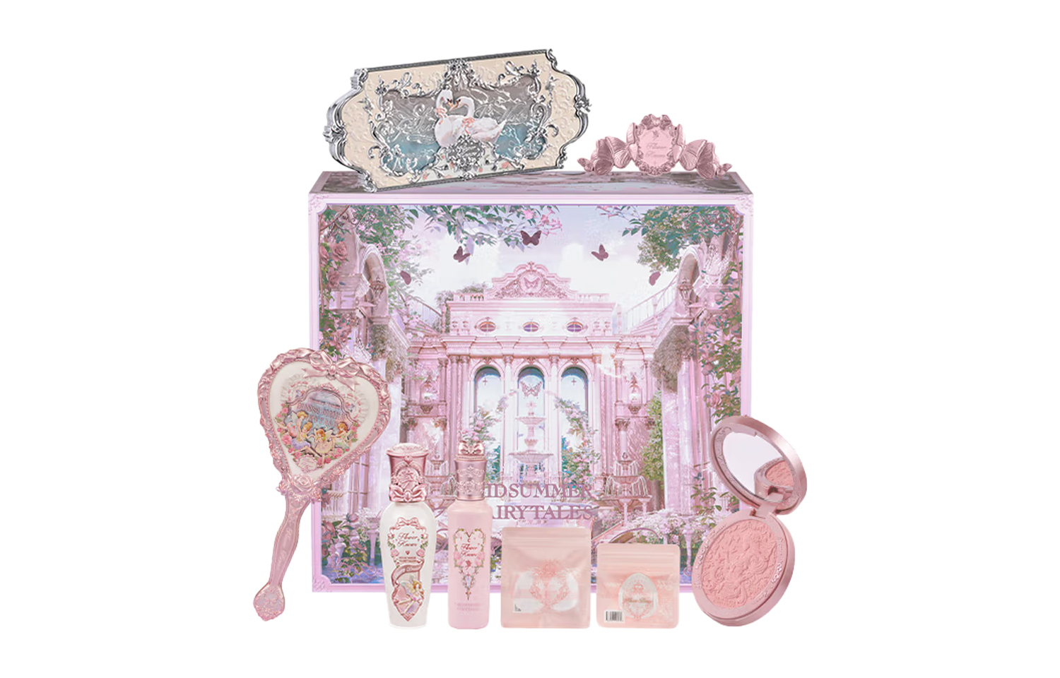 Набор макияжа FlowerKnows Firefly Love Letter Gift Box для коррекции тона кожи, комплект из 8 предметов Flower Knows — фото 2