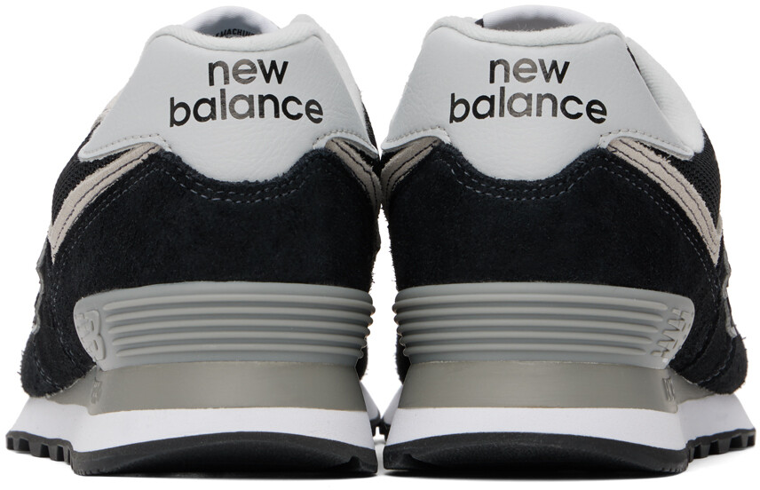Черные кроссовки 574 Core New Balance, черный/белый — фото 2