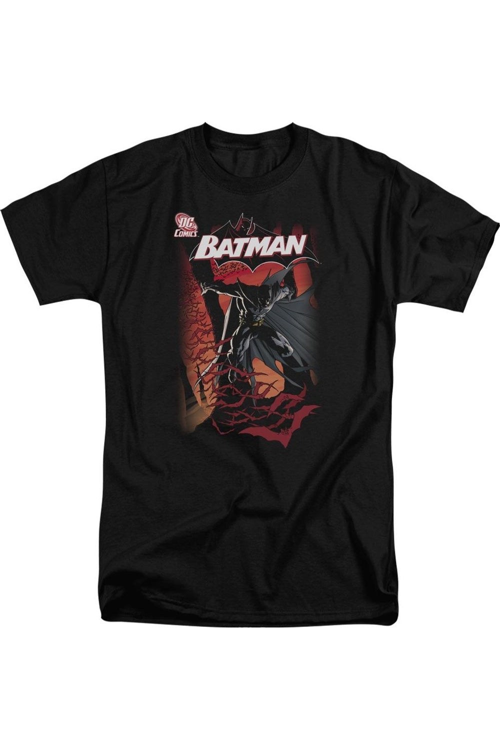 

Футболка Batman #655 Cover с коротким рукавом для взрослых Gildan, черный