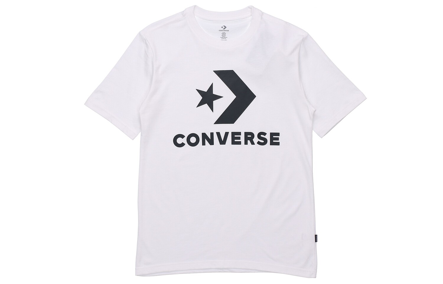

Футболка мужская со звездным шевроном, белая Converse, белый