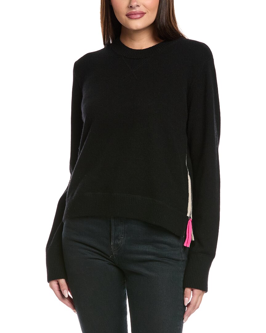 

Амелия Айла Свитер с боковой молнией из кашемира &Isla, черный