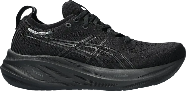 Кроссовки Wmns Gel Nimbus 26 Wide 'Triple Black', черный