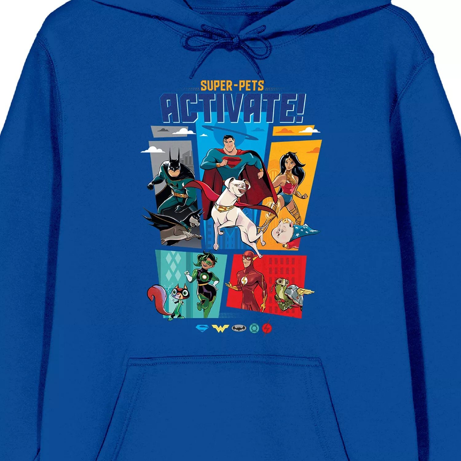 

Мужская худи с героями DC League of Super Pets Hero Licensed Character