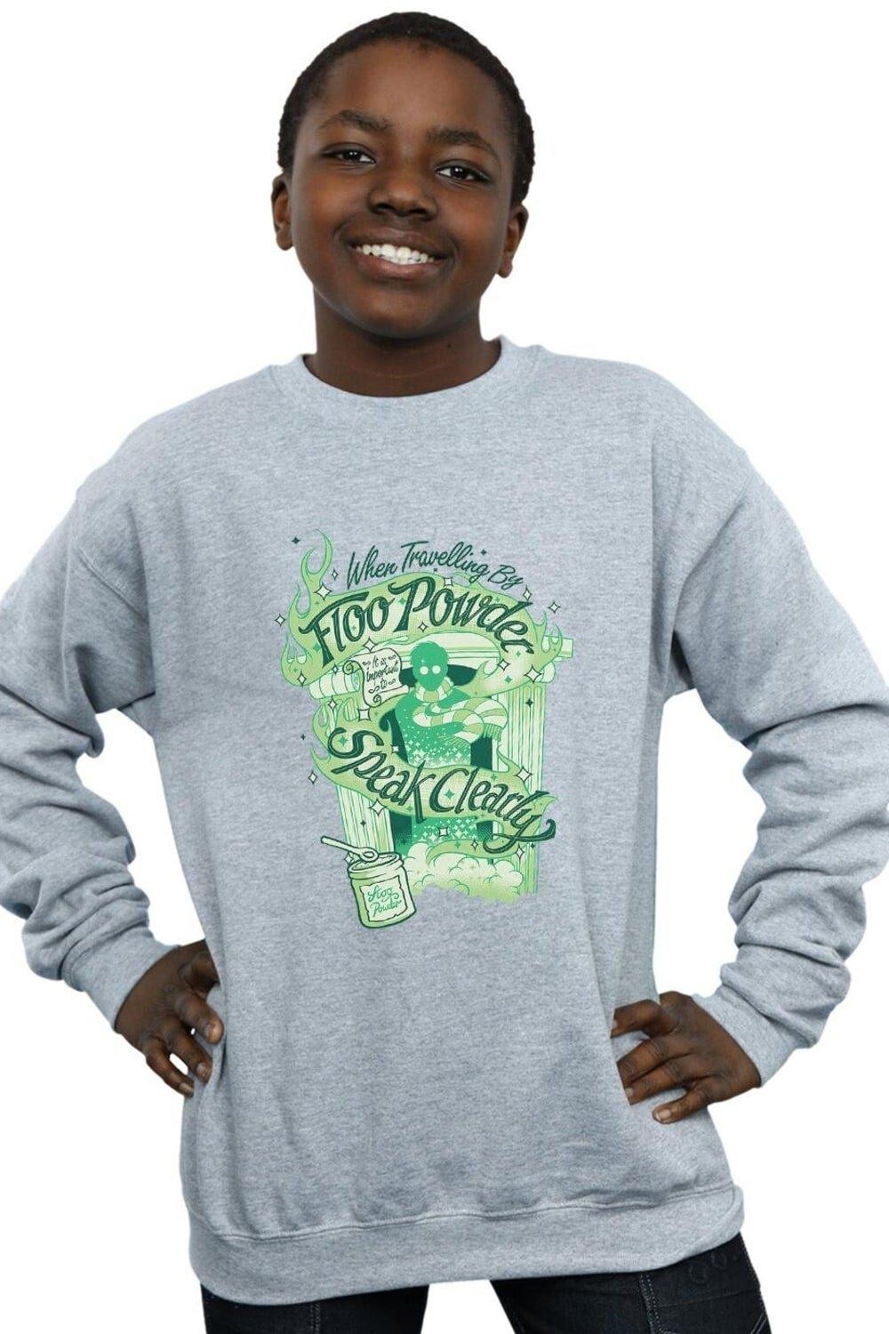 

Толстовка Floo Powder Harry Potter, серый