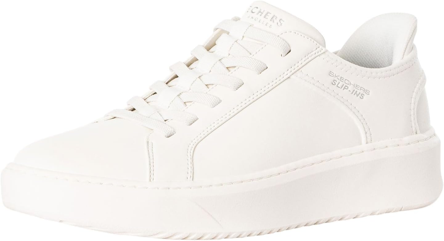 

Мужские кроссовки Skechers Court Break с двойной вентиляцией и без шнурков, белый