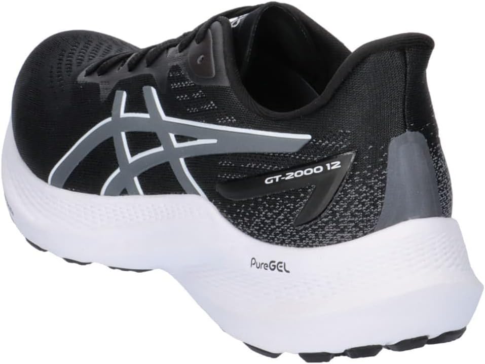 Мужские беговые кроссовки Asics GT-2000 12, черный/серый — фото 4