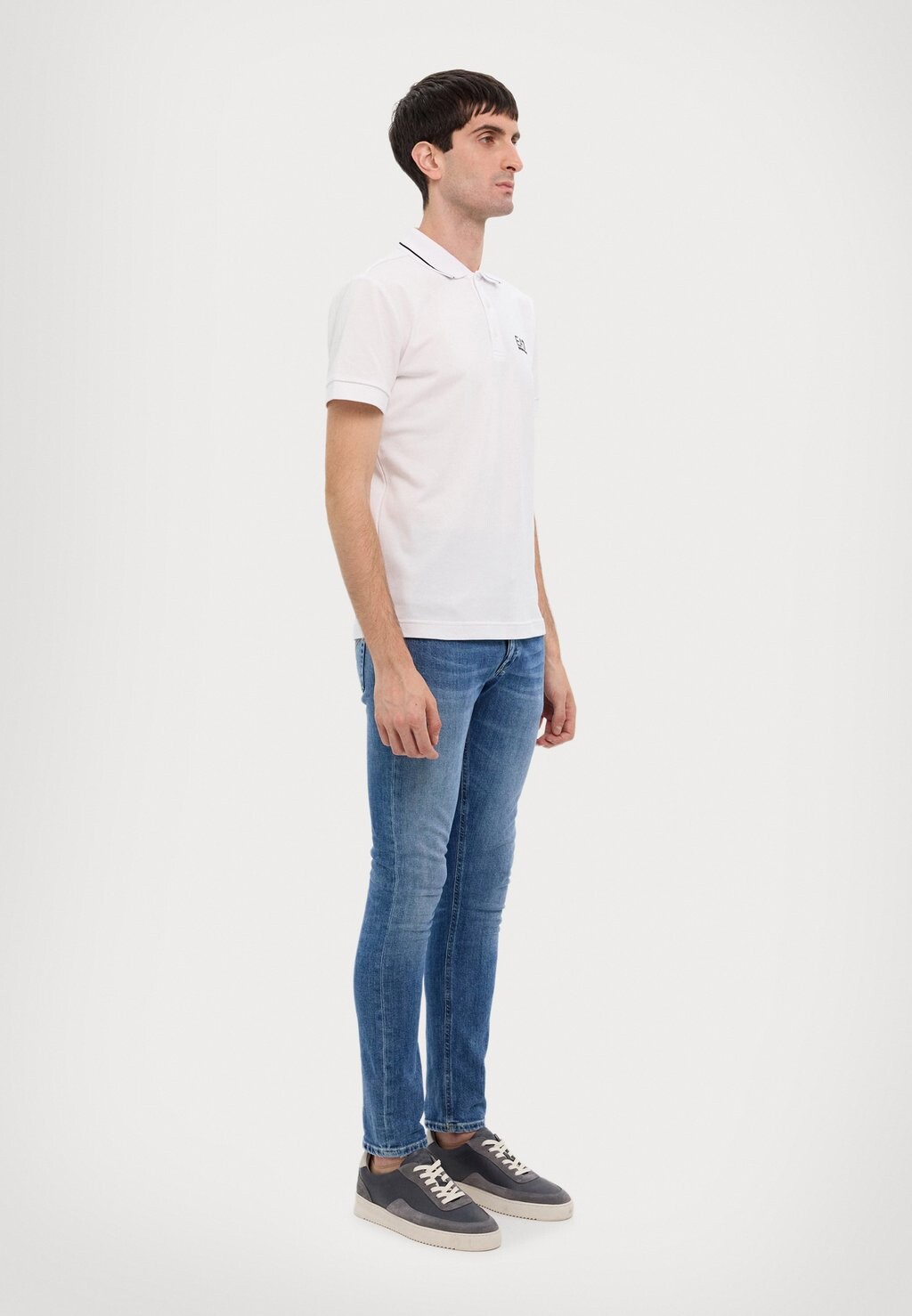 

Рубашка поло EA7 Emporio Armani, белый