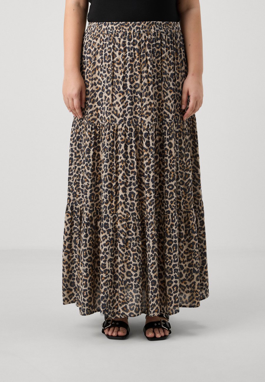 

Юбка ONLY Carmakoma CARCIKKA LONG SKIRT, Pumice Stone/Grey