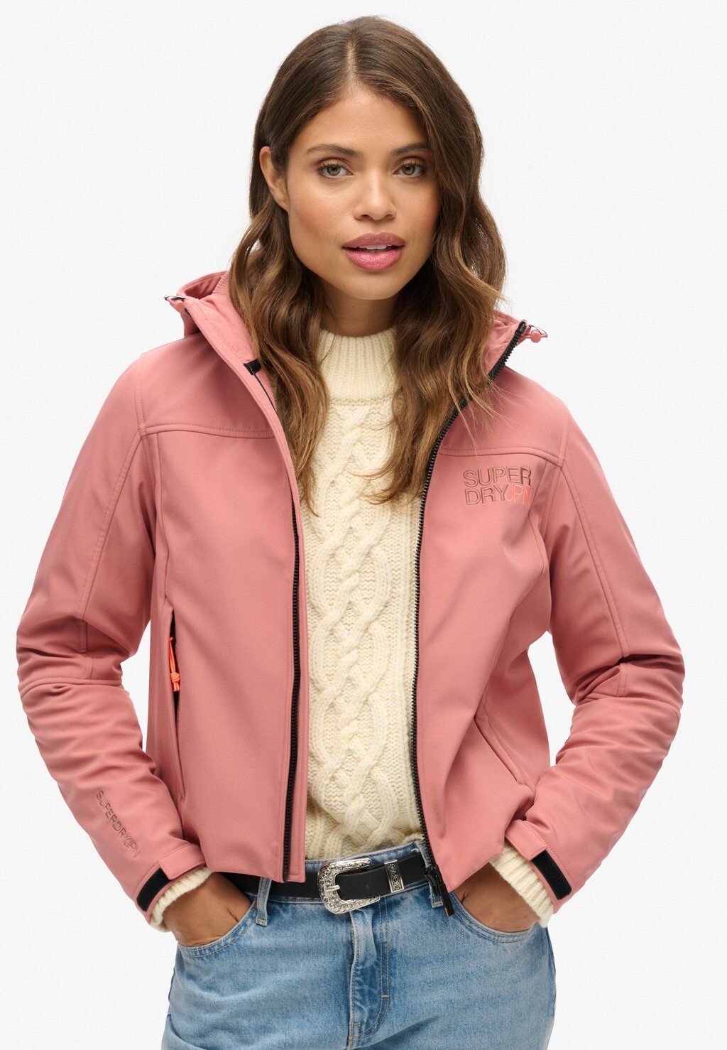 

Куртка для активного отдыха HOODED TREKKER Superdry, розовый