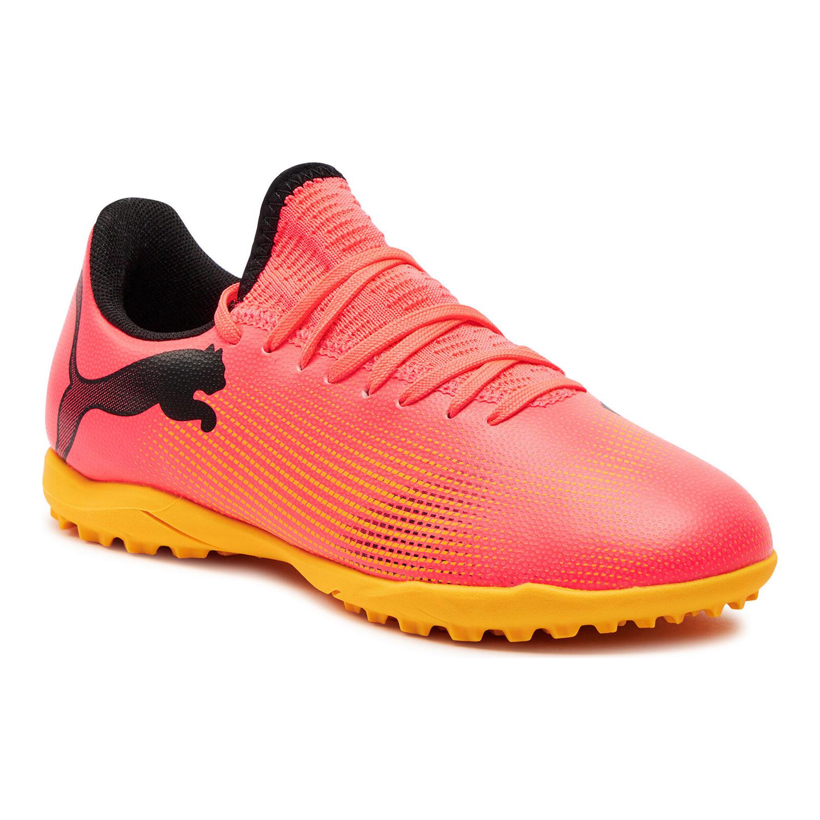 Puma Future Play 7 TF Детская Футболка 'Forever Faster Pack' Красный Черный Желтый — фото 3
