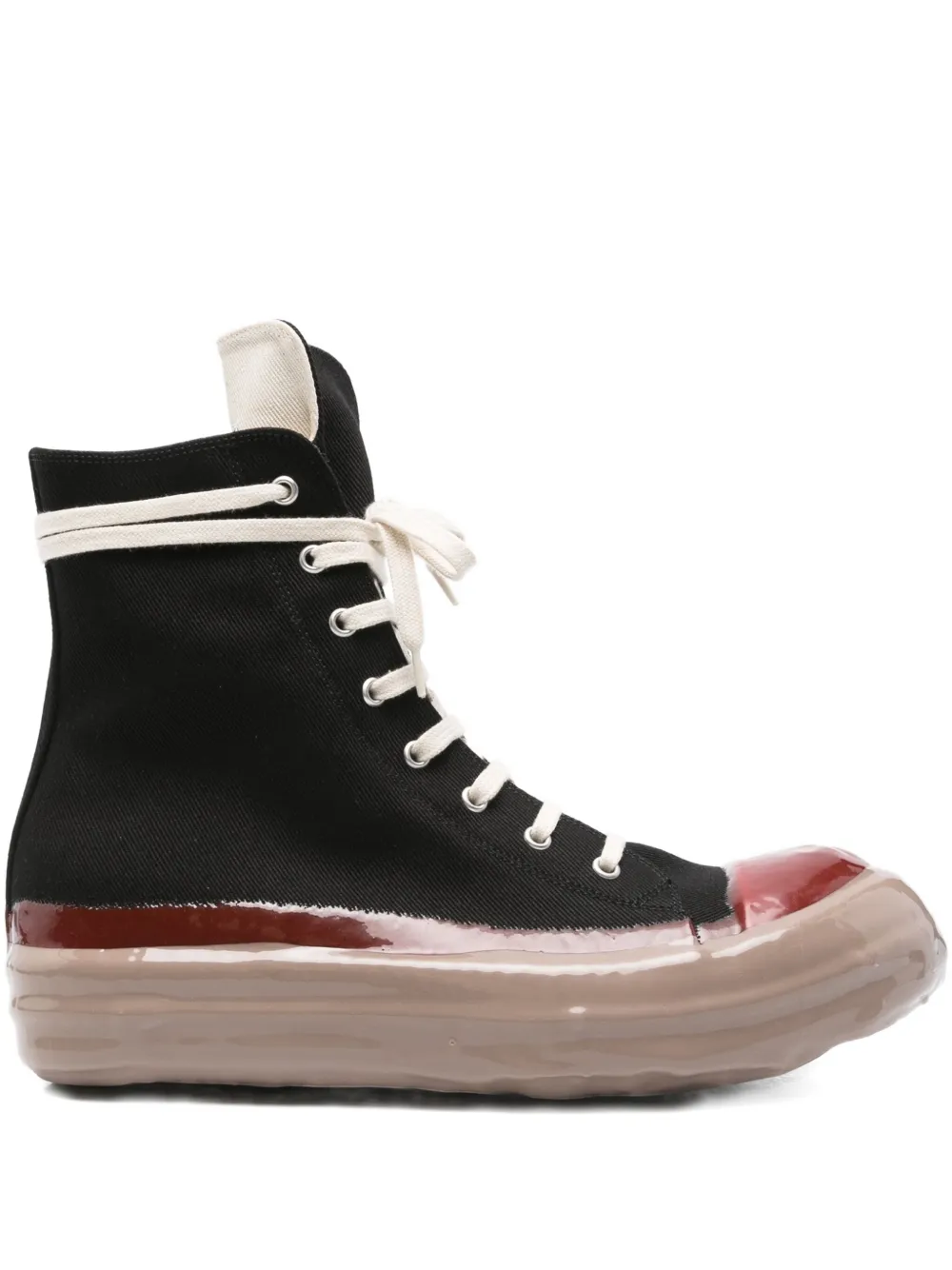 

Высокие кроссовки на шнуровке Rick Owens DRKSHDW, черный