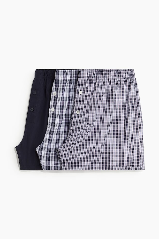 

Упаковка из 3 хлопковых трусов-боксеров H&M, мультиколор
