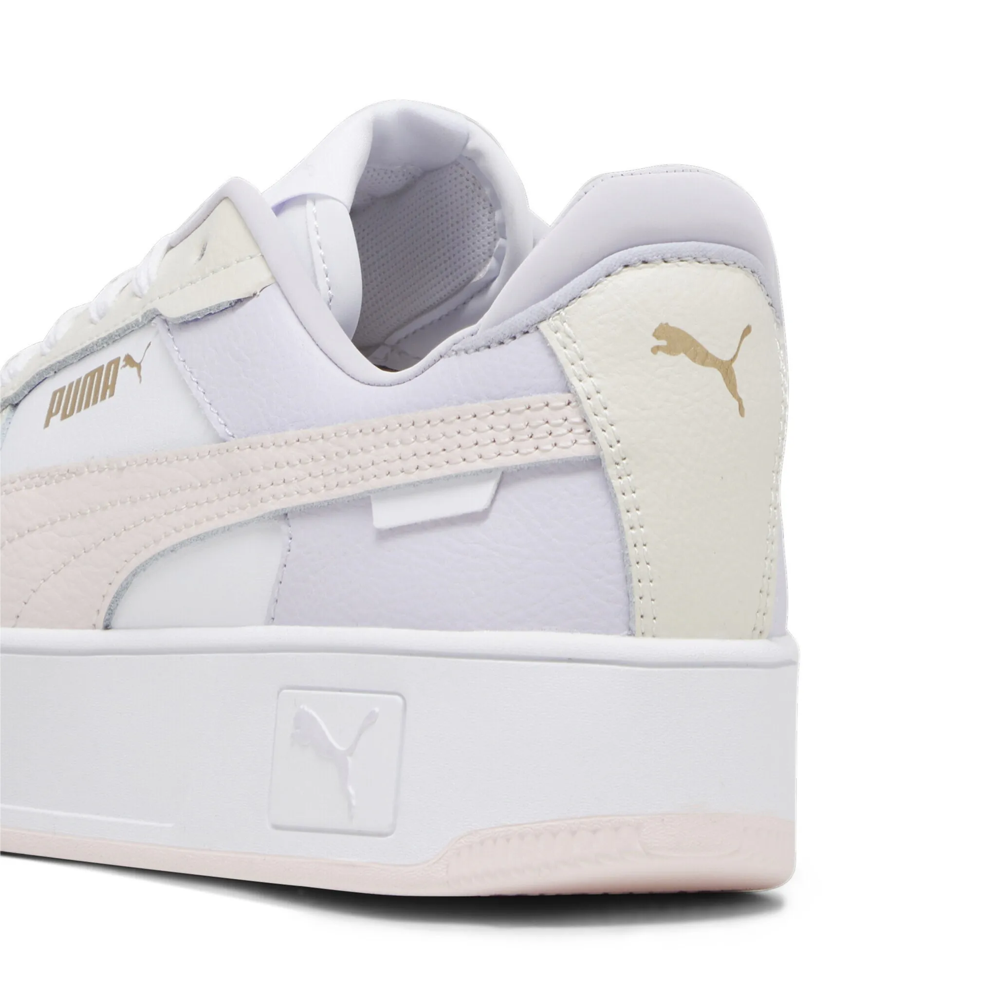 Кроссовки PUMA "Carina Street Sneakers Women", цвет White Frosty Pink Alpine Snow — фото 4