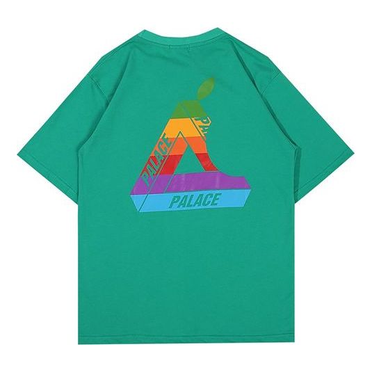 

Футболка PALACE Jobsworth T-Shirt Creative Apple Printing Short Sleeve Unisex Green, зеленый