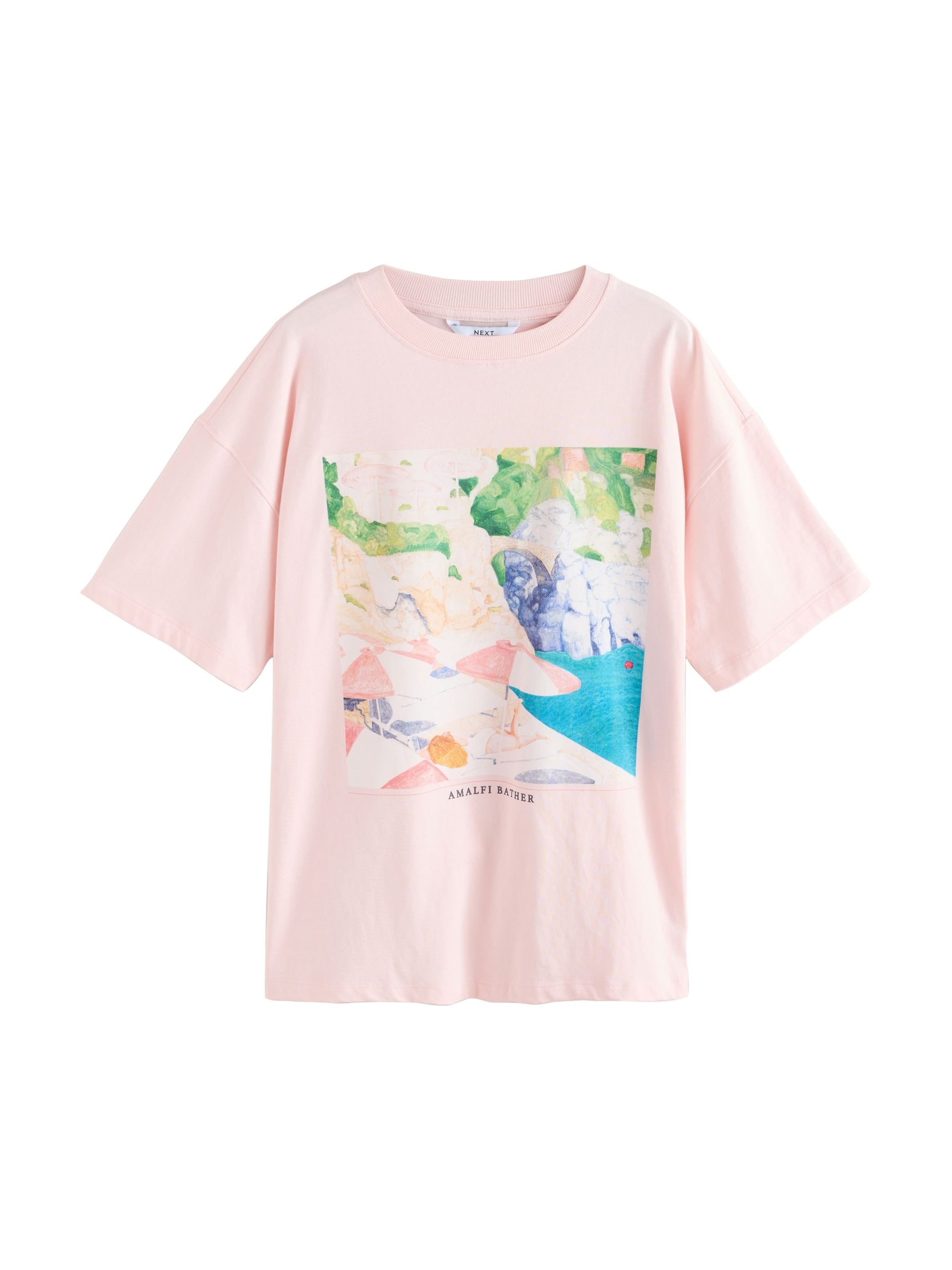 

Next Футболка в пастельно-розовом цвете, Розовый, Next Футболка в пастельно-розовом цвете