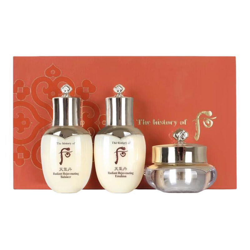 

Набор для ухода за кожей Weather Danhua Watery Milk, шесть предметов: тоник Huafen, лосьон, увлажняющий и подтягивающий The History Of Whoo, Weather Danhua Shines Tightening Collection 3 Pcs Set (60ml)