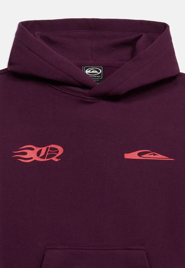 Худи с изображением трезубца меркурия Quiksilver, Potent Purple — фото 4