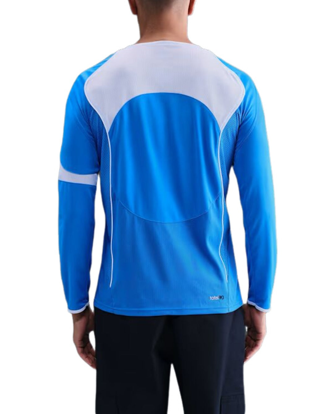 Футболка Nike Total 90 Dri-FIT LS Jersey 'LT Photo Blue White' — фото 2