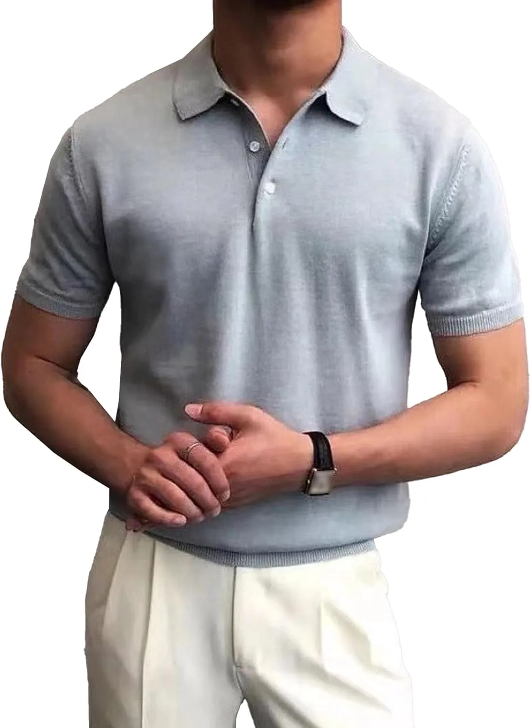 

Мужская футболка с воротником Slim Fit PHJTOMK