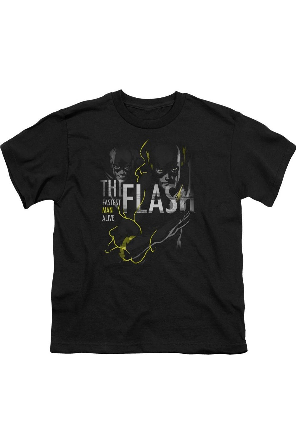 

Футболка DC Comics Flash Bold Flash с коротким рукавом для детей Gildan, черный