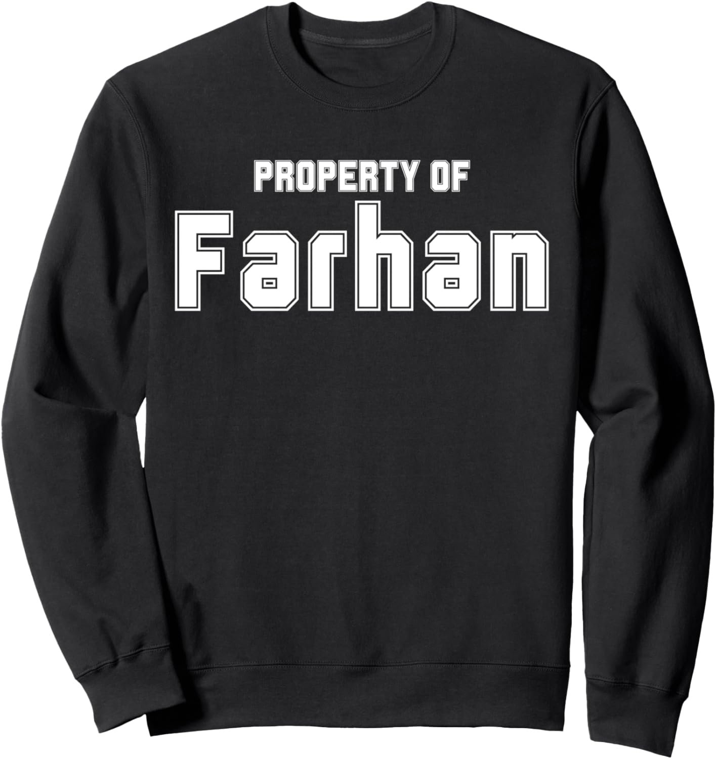 

Забавная толстовка с азиатскими именами для мусульман от Farhan by Farhan Funny Asian Name Gifts Property Of Co., черный