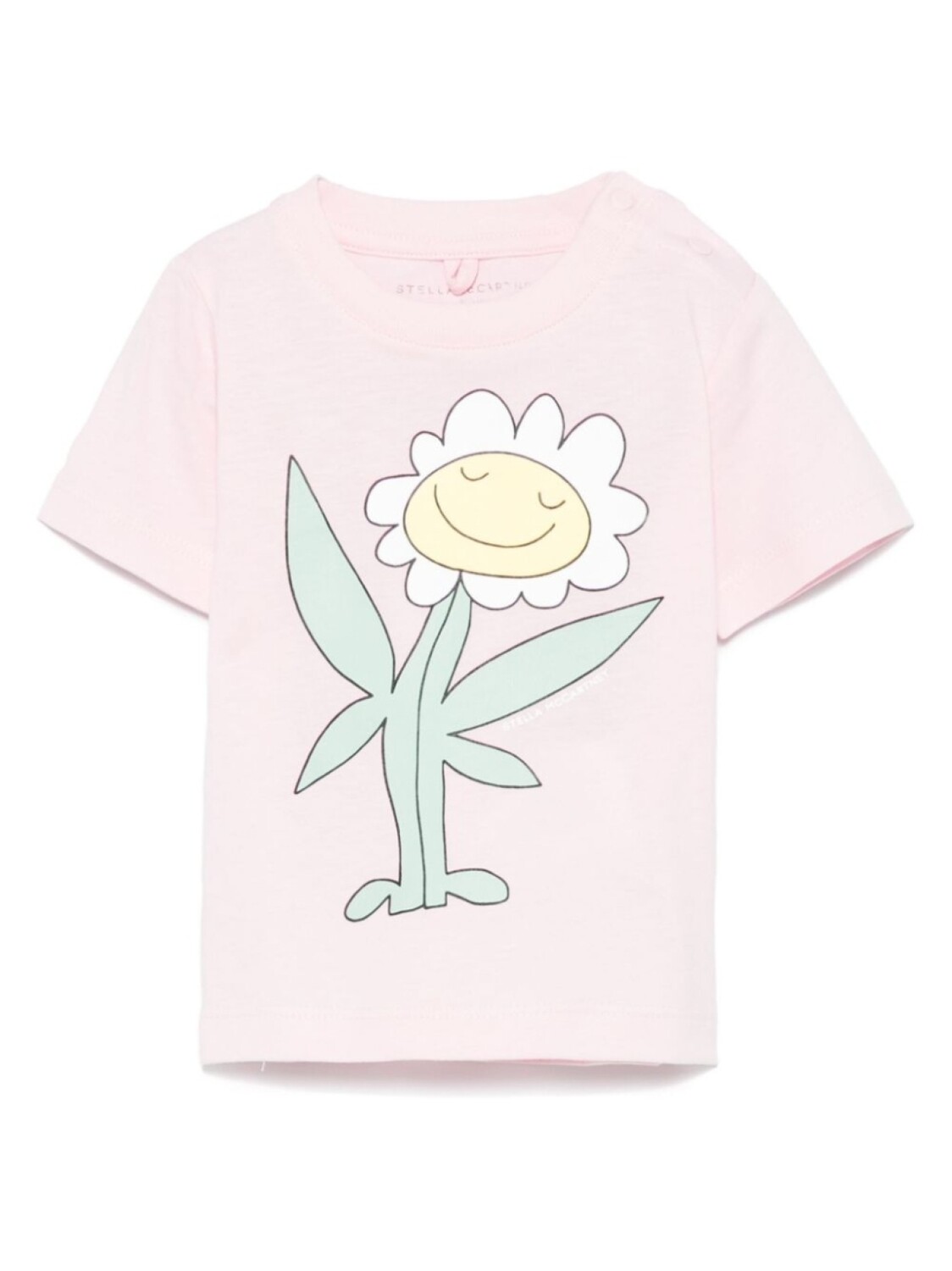 

Stella McCartney Kids футболка с цветочным принтом, розовый