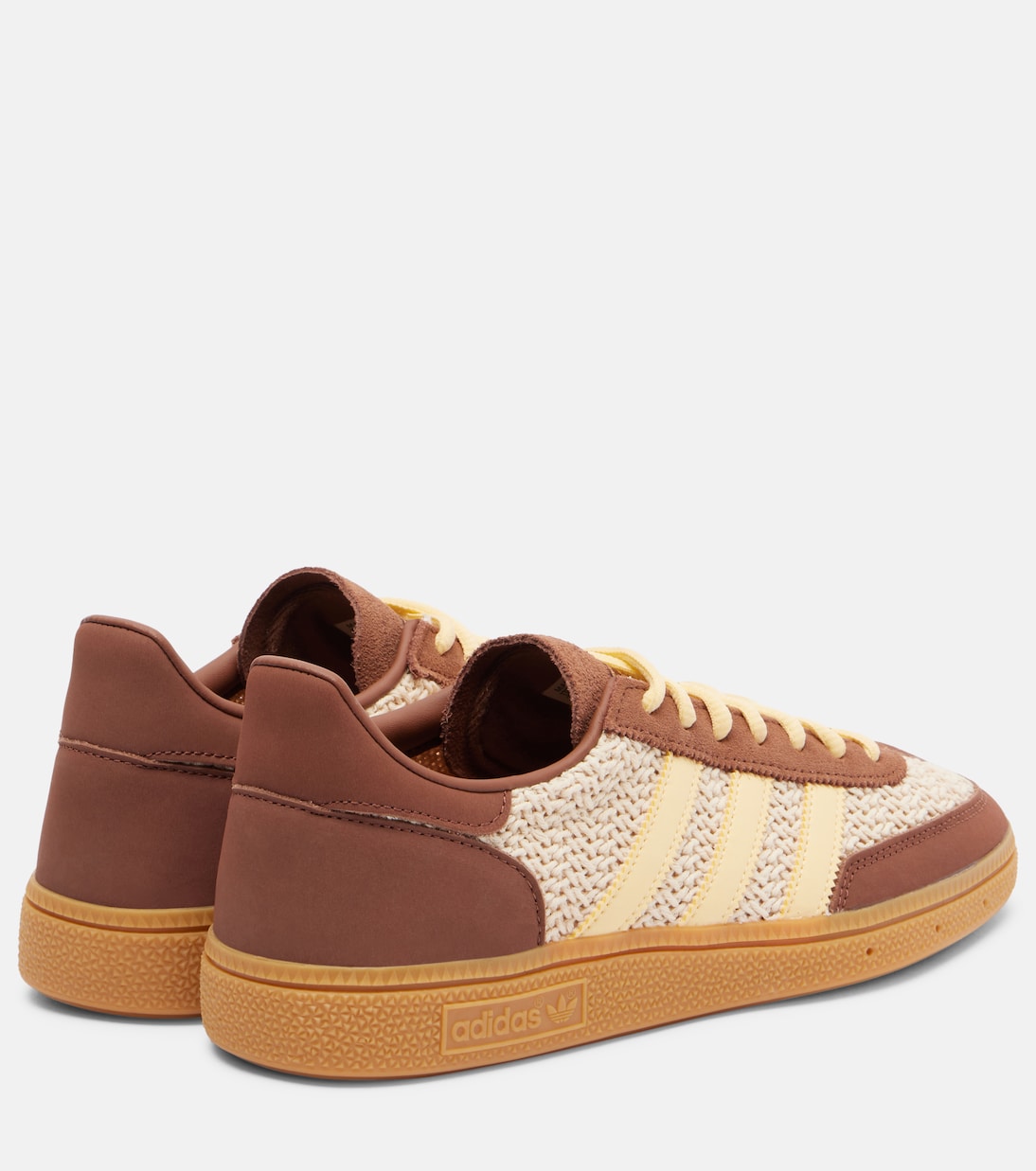 Кроссовки Handball Spezial с отделкой из замши Adidas, Preloved Brown/Orange Tint — фото 2