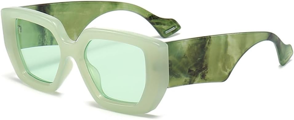 

Ретро солнцезащитные очки для женщин и мужчин, дорожные солнцезащитные очки, разноцветные женские очки с защитой от УФ-излучения UV400, мужские очки класса люкс TYUVIVO, Green