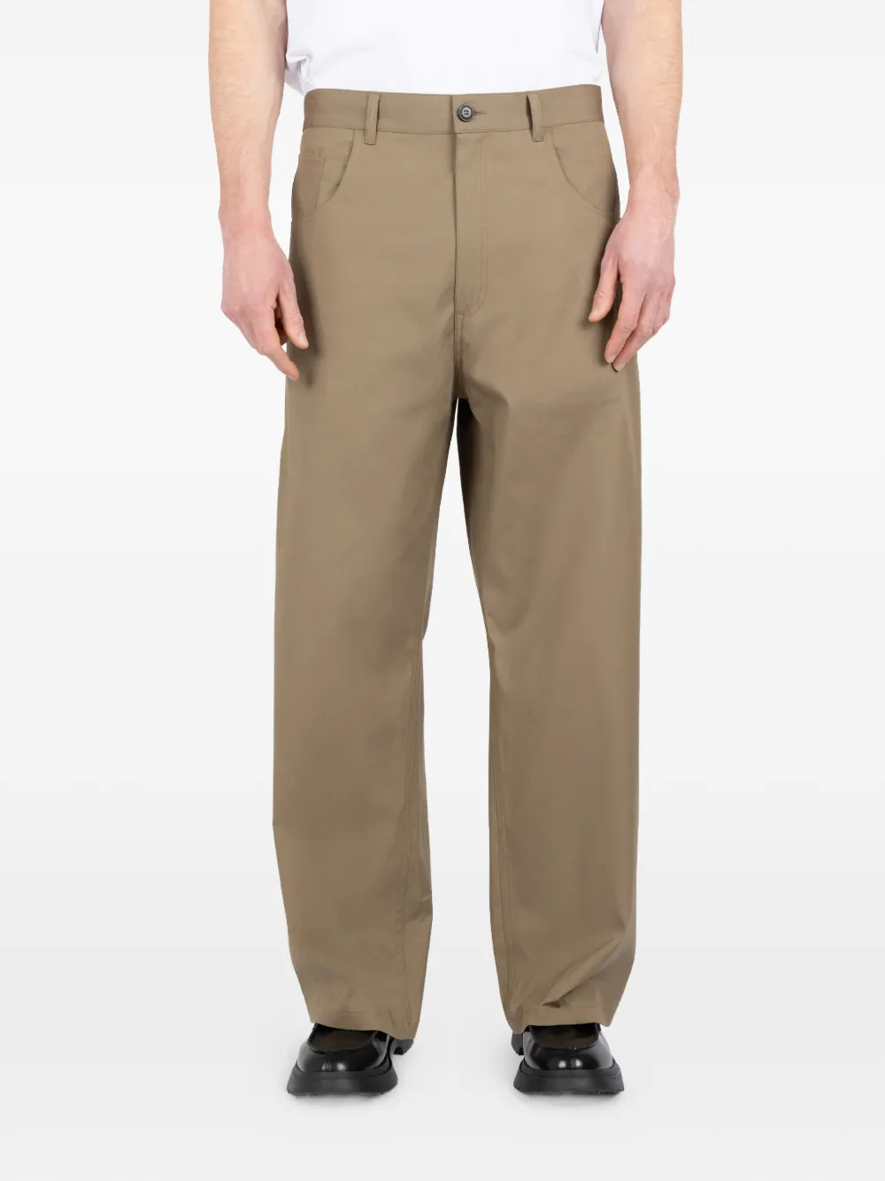 

Брюки с поясными шлевками Société Anonyme, коричневый