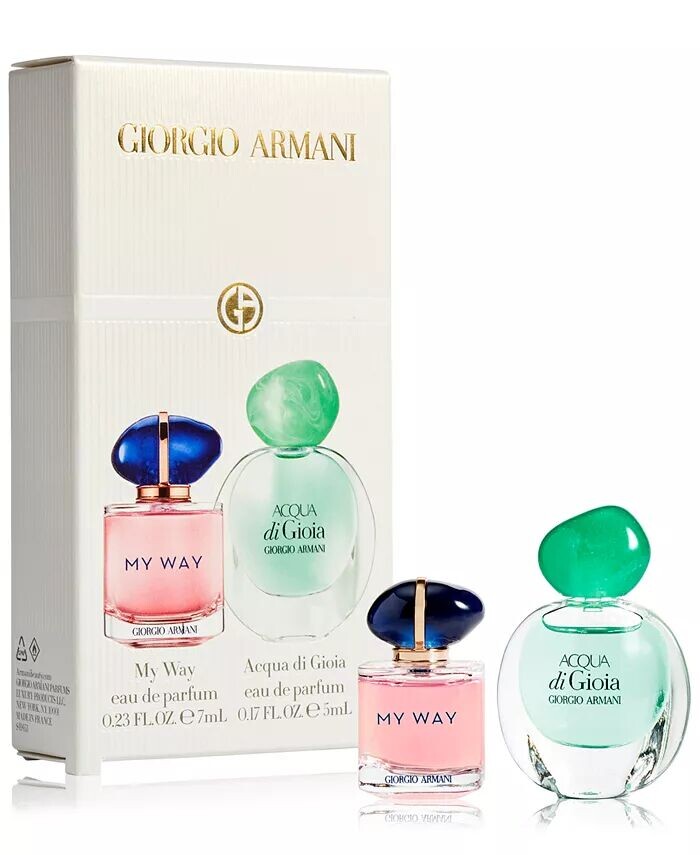 

Подарочный набор парфюмированной воды Giorgio Armani My Way & Acqua di Gioia, 2 предмета
