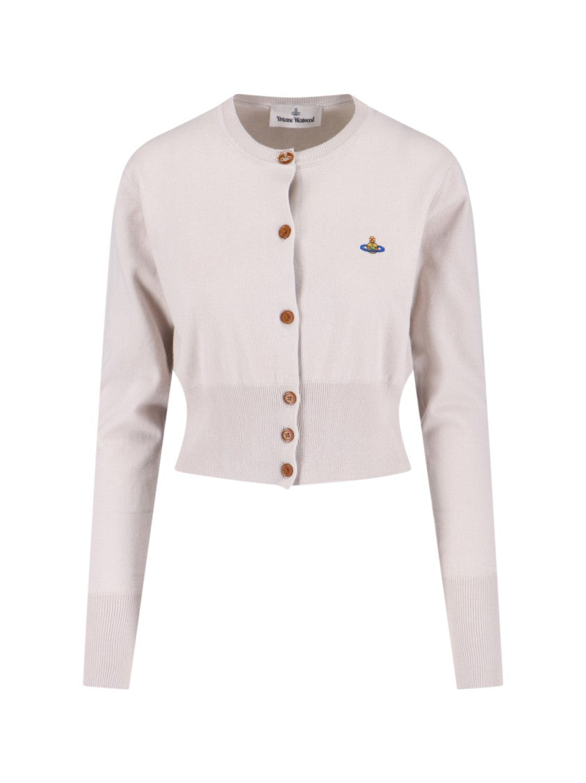 

Bea" Короткий кардиган кремовый Vivienne Westwood
