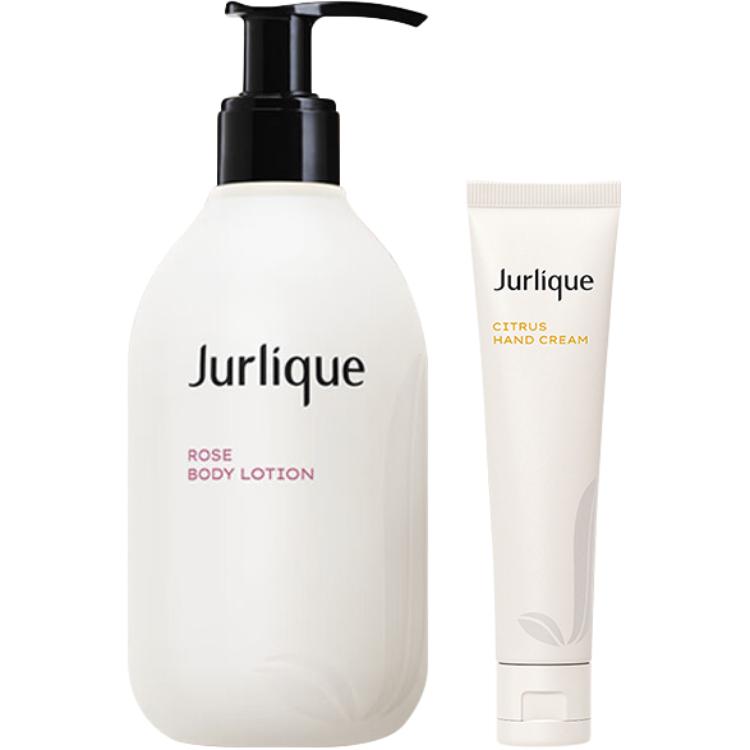 

Jurlique Zhulikou розовый лосьон для тела + розовый крем для рук питательный увлажняющий 300мл+125мл