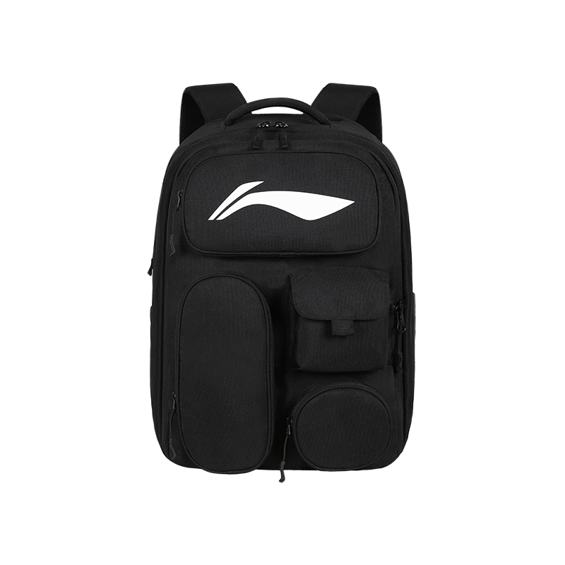 

LINING Полиэстеровый рюкзак обычный унисекс черный, Black