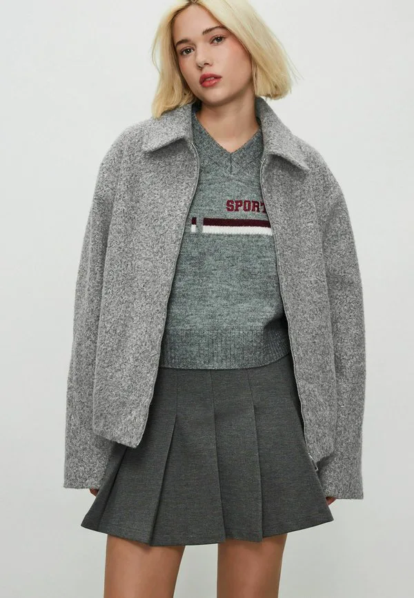 Куртка для межсезонья, укороченного кроя Next, Grey