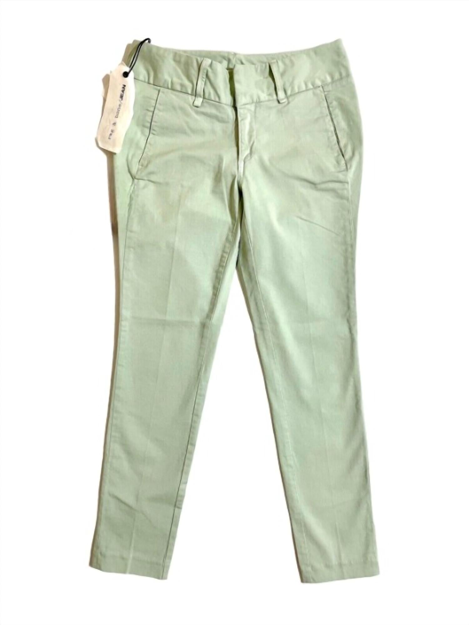 

Женские джинсы Olivia Cargo зеленого цвета rag & bone