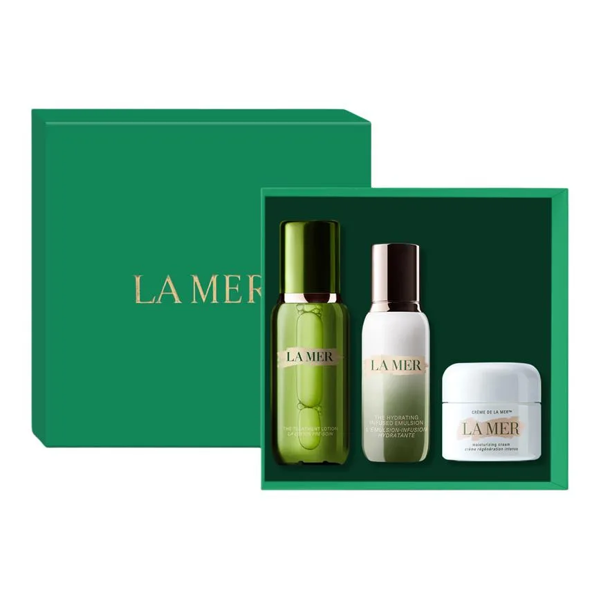 LA MER Набор для ухода за кожей Essence Lotion Essence Cream, увлажняющий бокс из трех предметов, подарок на день рождения для мамы, Essence 50ml+Essence Water 150ml+Face Cream 100ml