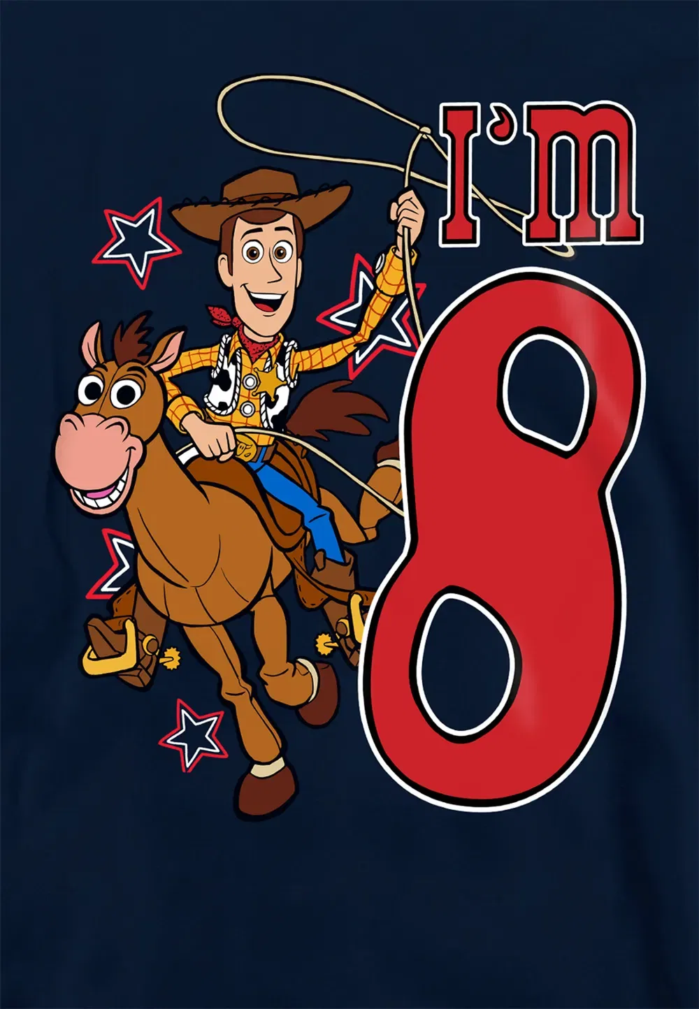 Детский худи Toy Story Woody Birthday Disney, темно-синий — фото 2