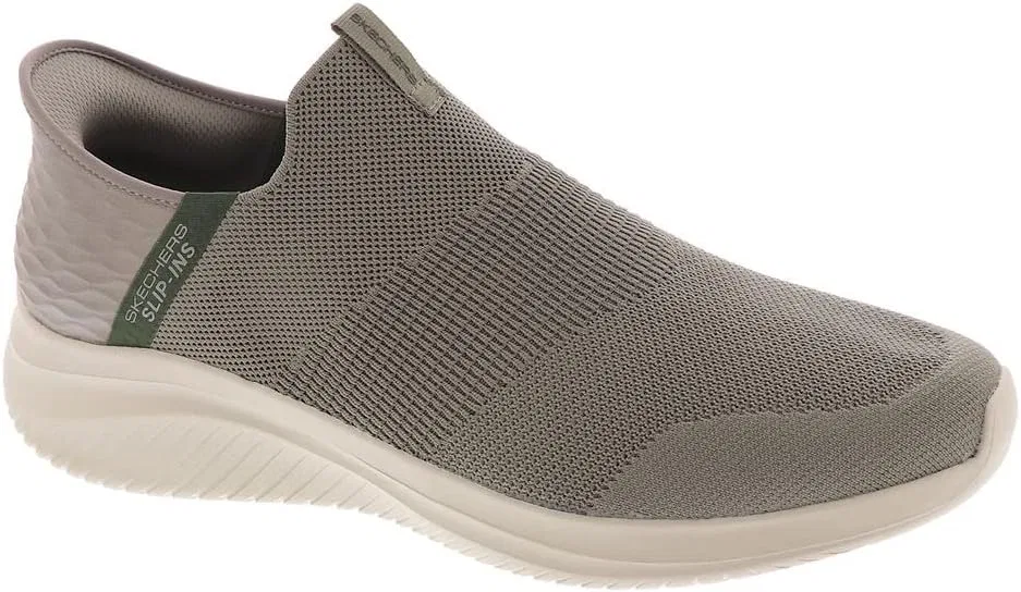 Мужские спортивные кроссовки Skechers Ultra Flex 3.0 Smooth Step, зеленый/коричневый