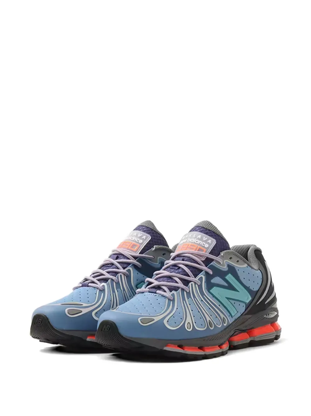 Кроссовки с цветными вставками 1890 NEW BALANCE, синий — фото 2