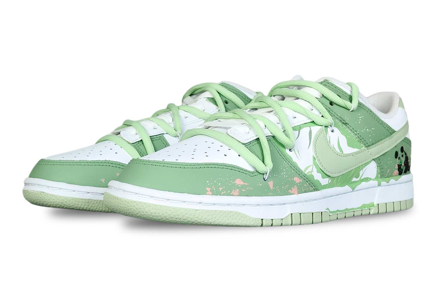 

Кроссовки Nike Dunk Skateboarding Shoes Men Low-top Green, светло-зеленый